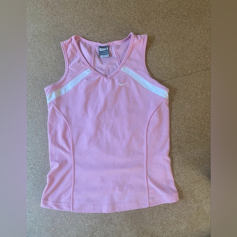 Pink Nike tank top